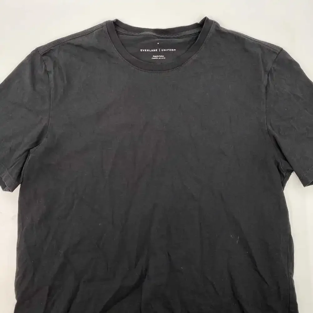 Everlane Black Short Sleeve Tee | Cotton Regular M Men’s - Picture 5 of 6